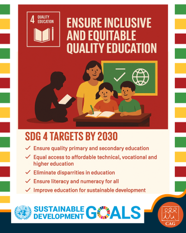Sustainable Development Goals (SDGs)- Ensure inclusive and equitable ...